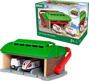 BRIO World - Train Garage with Handle
