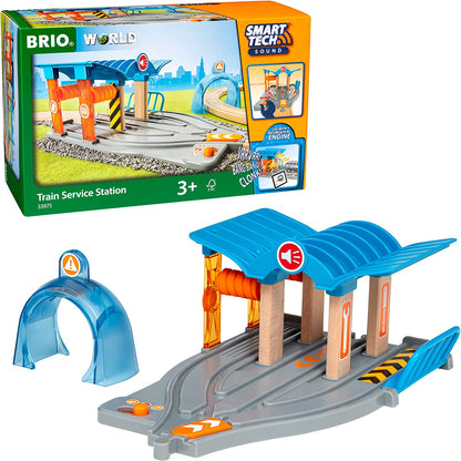 Brio World - Smart Tech Sound Train Service Station