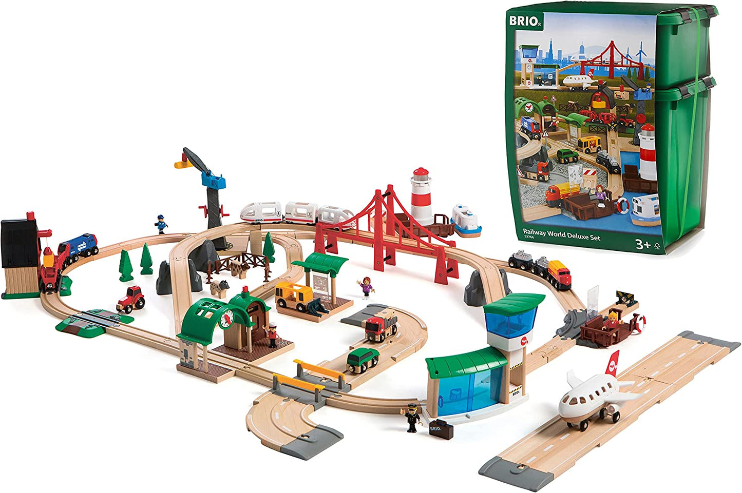 33766 BRIO WORLD - Railway World Deluxe Set