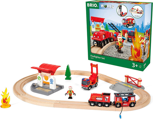 BRIO WORLD - Rescue Fire Fighter Set