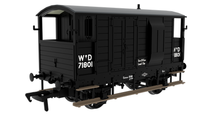 820003 LSWR/WD 20T Brake Van - No. 71801 WD Black