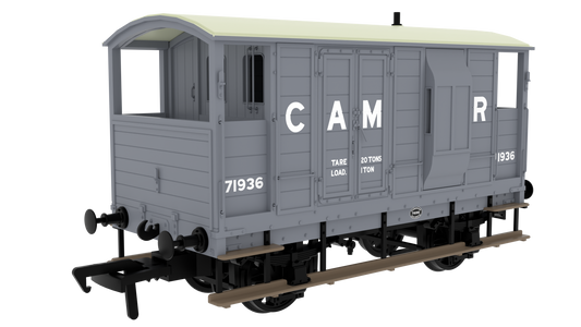 820004 LSWR/WD 20T Brake Van - No. 71936 Cambrian Grey