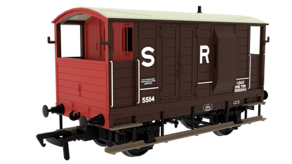 820009 LSWR/WD 20T Brake Van - No. 55114 SR Brown (pre-36)