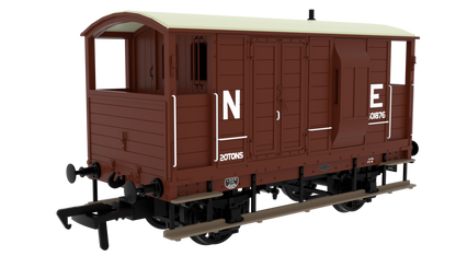 820012 LSWR/WD 20T Brake Van - No. 601876 LNER Oxide (pre-36)
