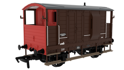 820019 LSWR/WD 20T Brake Van - No. S55112 BR(S) Brown