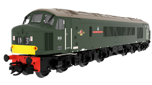 823603 Class 45 'Peak' D63 "Royal Inniskilling Fusilier" BR Economy Green Diesel Locomotive - DCC Sound
