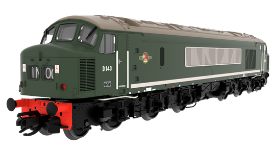 823701 Class 46 'Peak' D140 1961 All Over Green livery Diesel Locomotive - DCC Sound