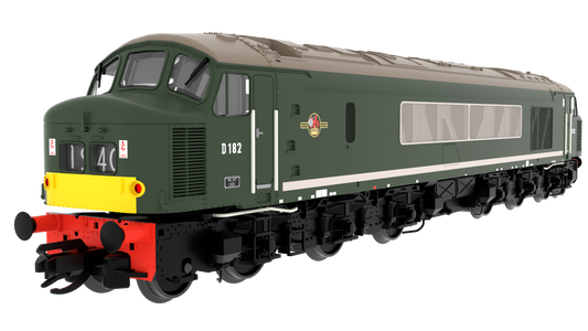 823702 Class 46 'Peak' D182 BR Green With Small Yellow Panels Diesel Locomotive - DCC Sound