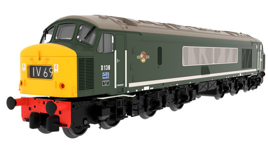 823703 Class 46 'Peak' D138 BR Green With Full Yellow Ends Diesel Locomotive - DCC Sound