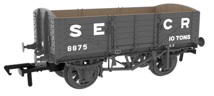 824013 SER/SECR 5-plank 10 ton open wagon - SECR Maunsell Dark Grey No. 8875
