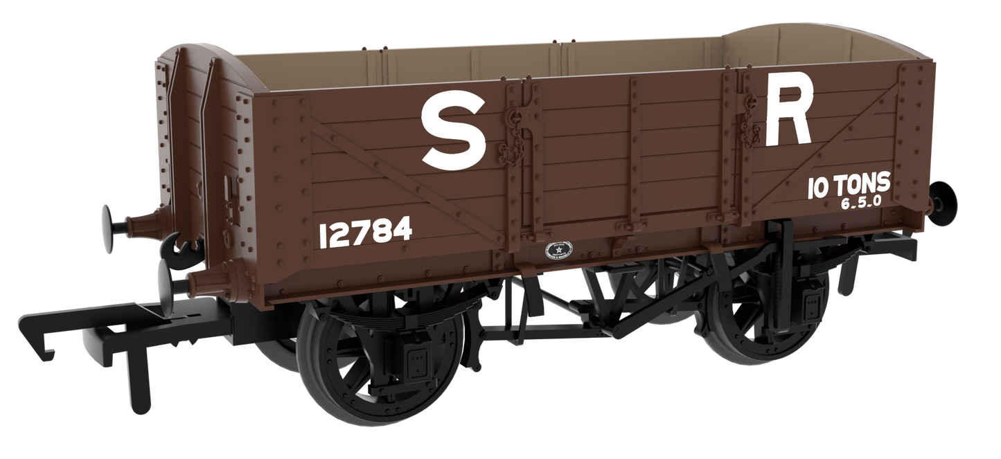 824019 SER/SECR 5-plank 10 ton open wagon - SR Pre-’36 Brown No. 12784
