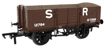 824019 SER/SECR 5-plank 10 ton open wagon - SR Pre-’36 Brown No. 12784