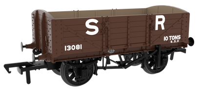 824020 SER/SECR 5-plank 10 ton open wagon - SR Pre-’36 Brown No. 13081