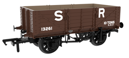 824021 SER/SECR 5-plank 10 ton open wagon - SR Pre-’36 Brown No. 13261