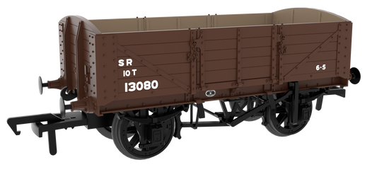 824023 SER/SECR 5-plank 10 ton open wagon - SR Post-’36 Brown No. 13080