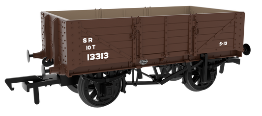 824025 SER/SECR 5-plank 10 ton open wagon - SR Post-’36 Brown No. 13313
