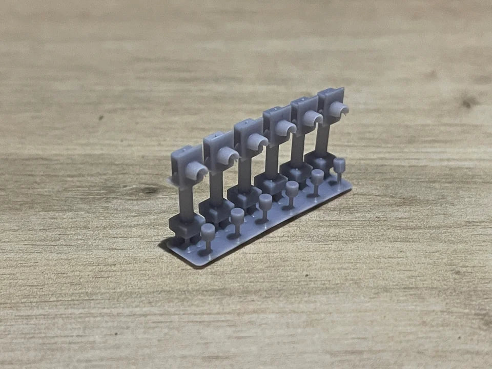 OO Gauge Depot Signals (Pack of 6) - Unpainted