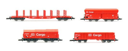 Pre-Owned DB Cargo Assorted 4 Car Freight Set