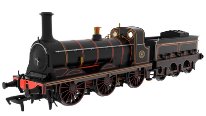 825503 SER O Class 0-6-0 No.80 SER Lined Black (Red and Yellow Lining) Steam Locomotive - DCC Sound