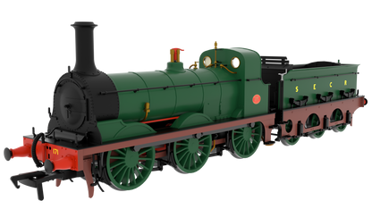 825006 SER O Class 0-6-0 No.171 SECR Plain Green Steam Locomotive