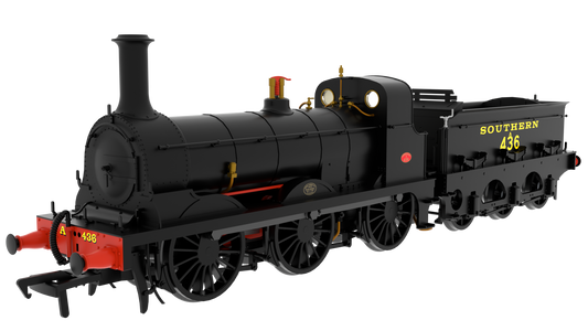 825009 SER O Class 0-6-0 No.436 SR Plain Black (Egyptian Lettering) Steam Locomotive