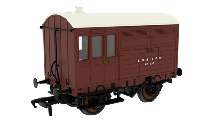 829028 LBSCR Plain Mahogany ‘Evolution’ Horsebox No.130