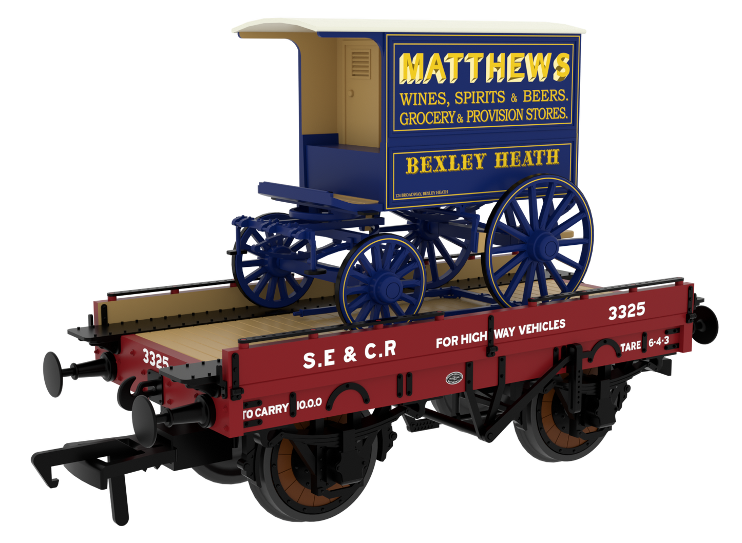 830001 SECR ‘Evolution’ Open Carriage Truck No.3325