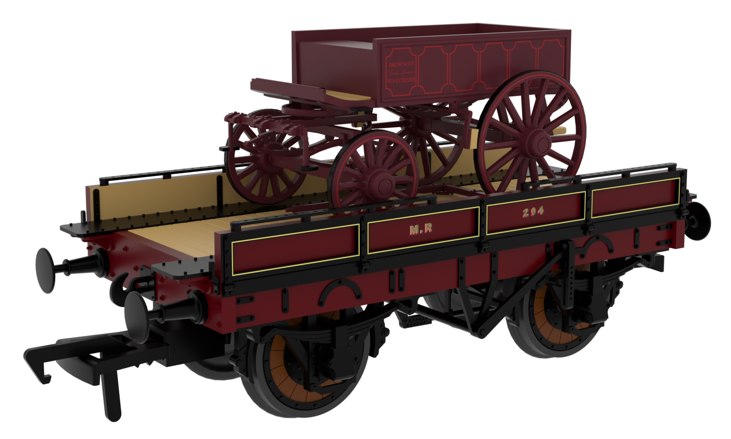 Mr Rails Shuttle Rapido Trains UK 830002 MR ‘Evolution’ Open Carriage Truck – Rails
