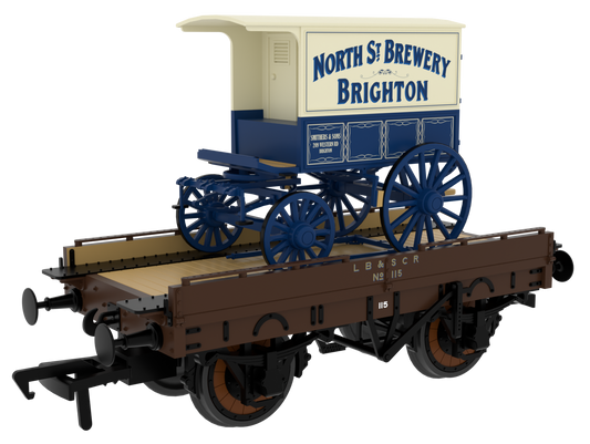 830008 LBSCR ‘Evolution’ Open Carriage Truck No.115