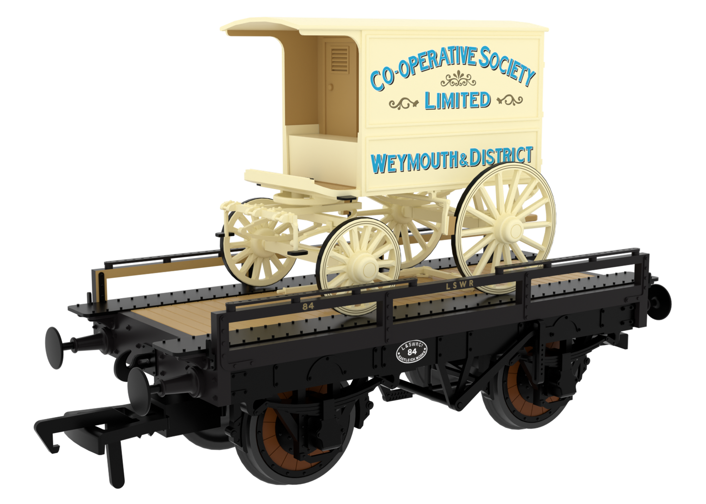 830009 LSWR ‘Evolution’ Open Carriage Truck No.84