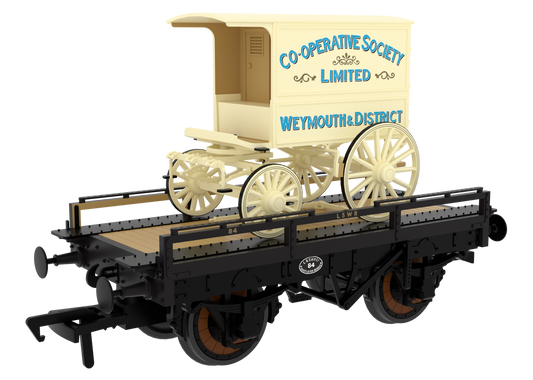 830009 LSWR ‘Evolution’ Open Carriage Truck No.84