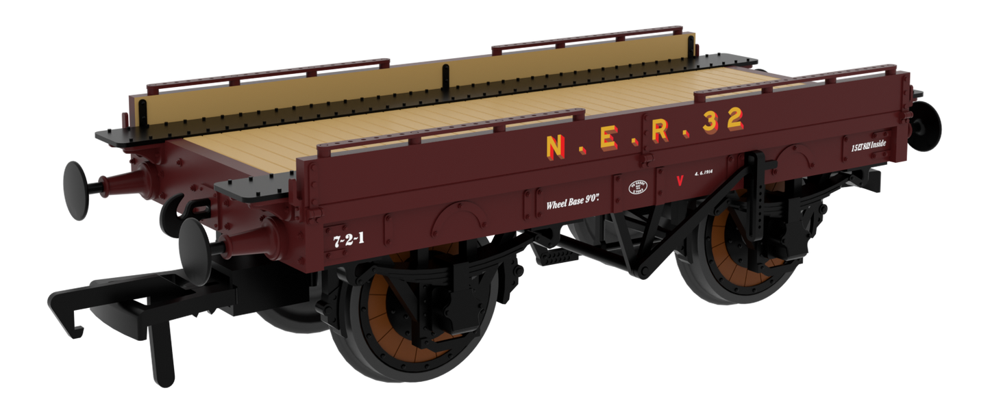 830014 NER ‘Evolution’ Open Carriage Truck No.32