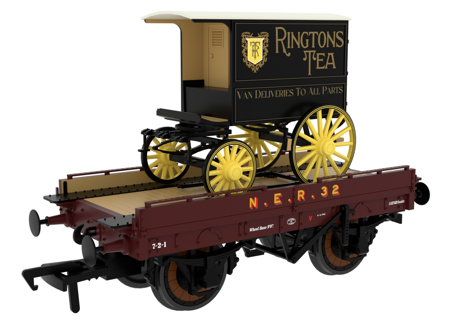 830014 NER ‘Evolution’ Open Carriage Truck No.32
