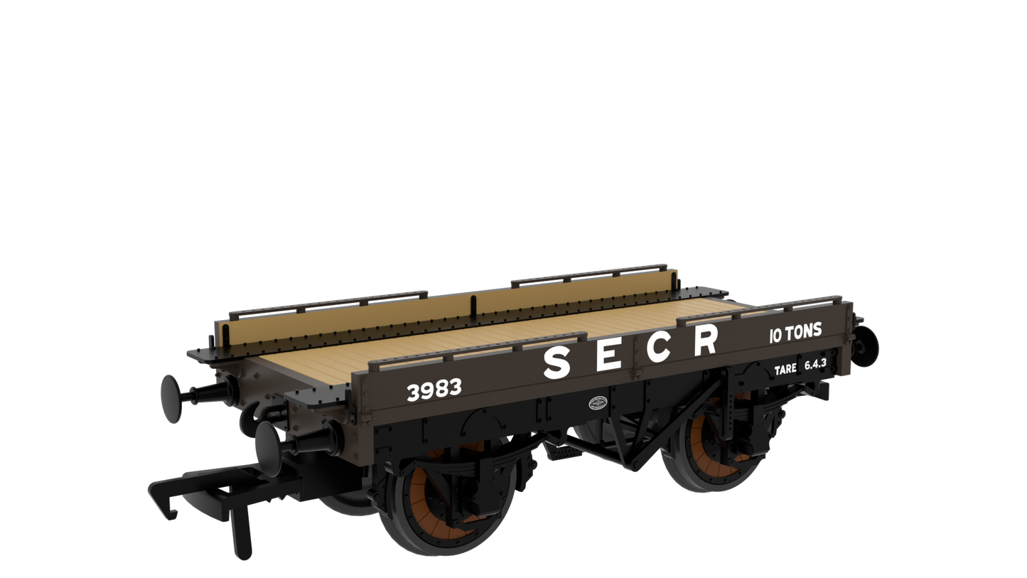 830020 SECR Wellington Brown ‘Evolution’ Open Carriage Truck No.3983