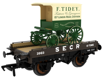 830020 SECR Wellington Brown ‘Evolution’ Open Carriage Truck No.3983