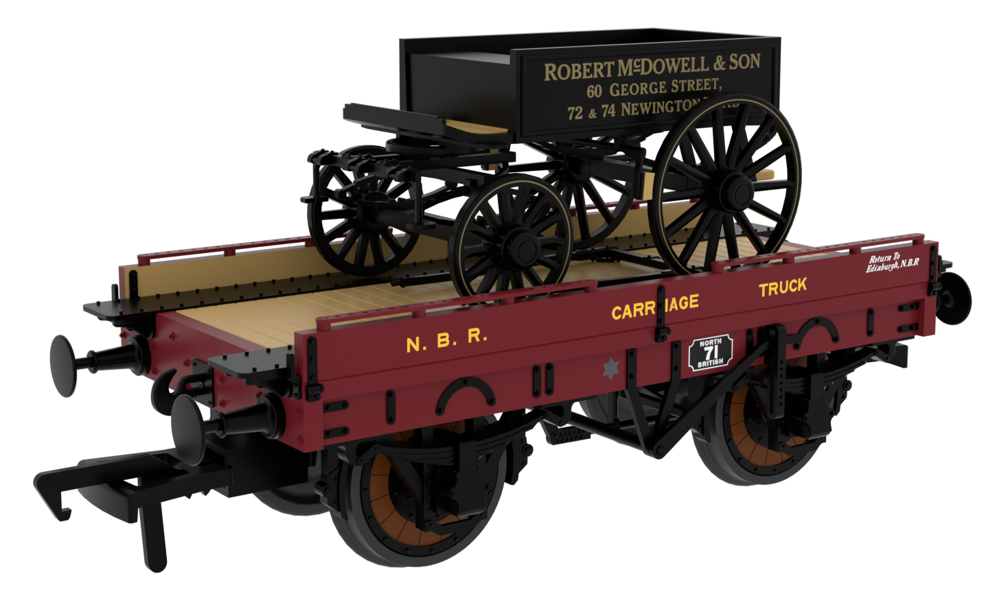 Opon Rails Rapido Trains UK 830021 North British ‘Evolution’ Open – Rails