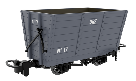 833003 Wooden Hopper - Dark Grey 'Ore' No. 17