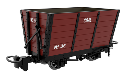 833005 Wooden Hopper - Red 'Coal' No. 36