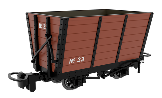833007 Wooden Hopper - Light Brown No. 33