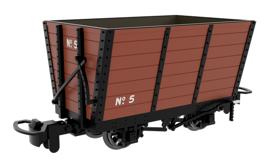 833008 Wooden Hopper - Light Brown No. 5