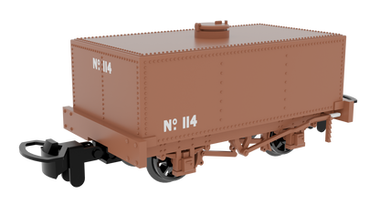 833108 Rectangular Tank - Plain Rusty brown No. 114