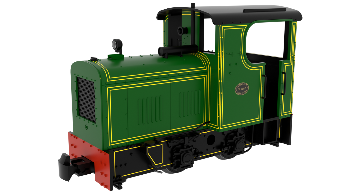 834501 009 Fowler Resilient - Fowler Works Green No. 3900013 Diesel Locomotive - DCC FITTED