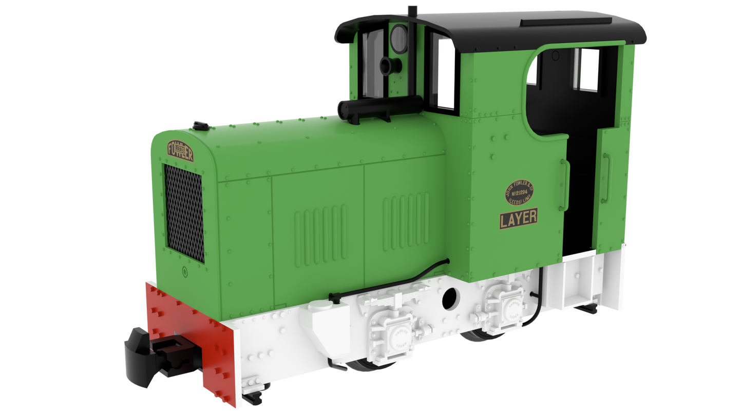 834002 009 Fowler Resilient - Light Green 'Layer' No. 21294 Diesel Locomotive