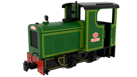 834503 009 Fowler Resilient - Fowler Works Green 'Peldon' No. 21295 Diesel Locomotive - DCC FITTED