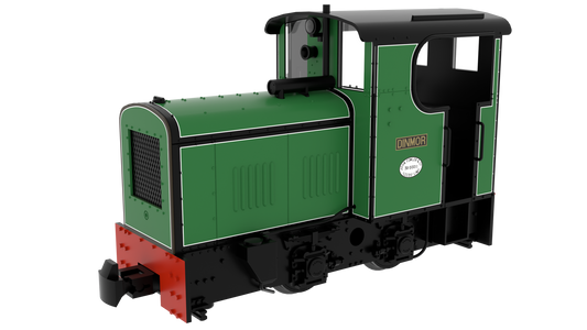 834504 009 Fowler Resilient - Lined Green 'Dinmor' No. 3900013 Diesel Locomotive - DCC FITTED