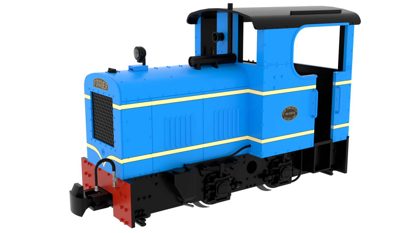 834005 009 Fowler Resilient - Blue and Cream No. 3900014 Diesel Locomotive