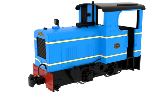 834505 009 Fowler Resilient - Blue and Cream No. 3900014 Diesel Locomotive - DCC FITTED