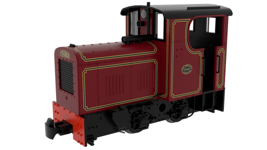 834506 009 Fowler Resilient - Lined Maroon No. 21408 Diesel Locomotive - DCC FITTED