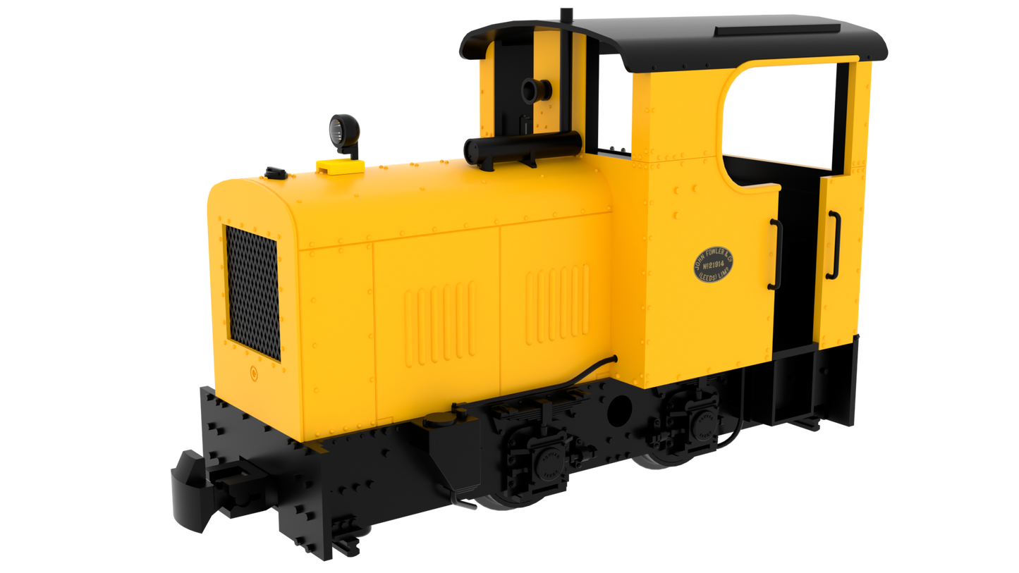 834007 009 Fowler Resilient - Plain Yellow No. 21914 Diesel Locomotive