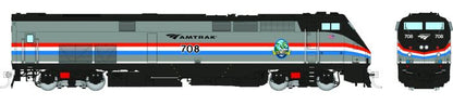 HO GE P32AC-DM (DC/Silent): Amtrak - Phase III Empire Service w/ hatch: #706